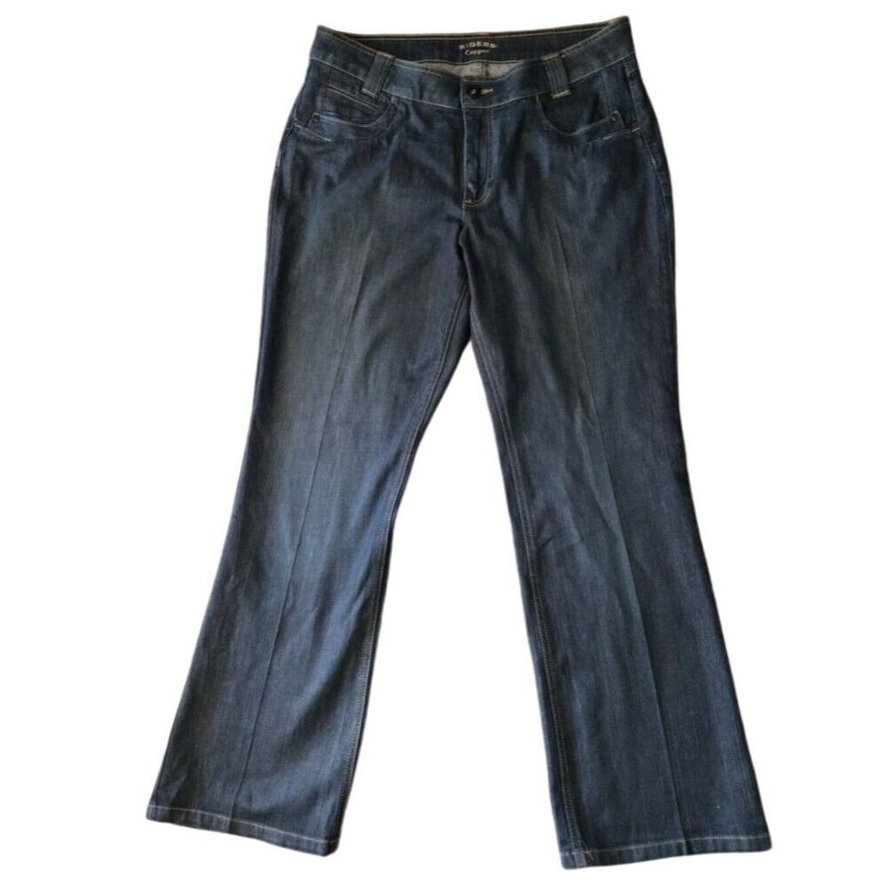 RIDERS COPPER Jeans Women 15/16P Blue Med Wash High Rise Reg Fit Bootcut Stretch